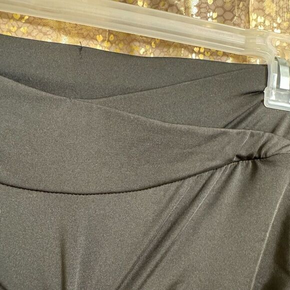 SHEIN Black Stretchy Adjustable Ruched Mini Skirt Large NWT - Picture 6 of 6